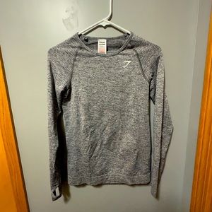Gray Marl Longsleeve Gymshark Shirt